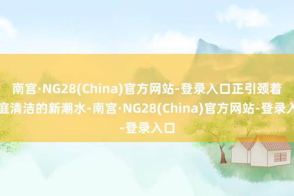 南宫·NG28(China)官方网站-登录入口正引颈着家庭清洁的新潮水-南宫·NG28(China)官方网站-登录入口