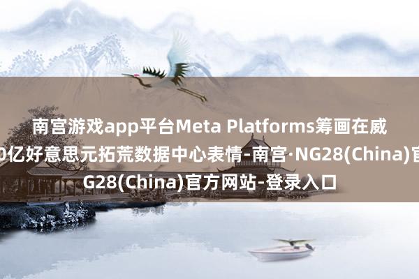 南宫游戏app平台Meta Platforms筹画在威斯康星州投资近10亿好意思元拓荒数据中心表情-南宫·NG28(China)官方网站-登录入口
