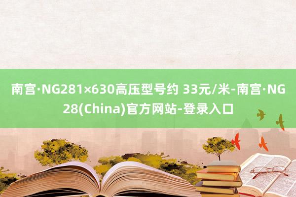 南宫·NG281×630高压型号约 33元/米-南宫·NG28(China)官方网站-登录入口